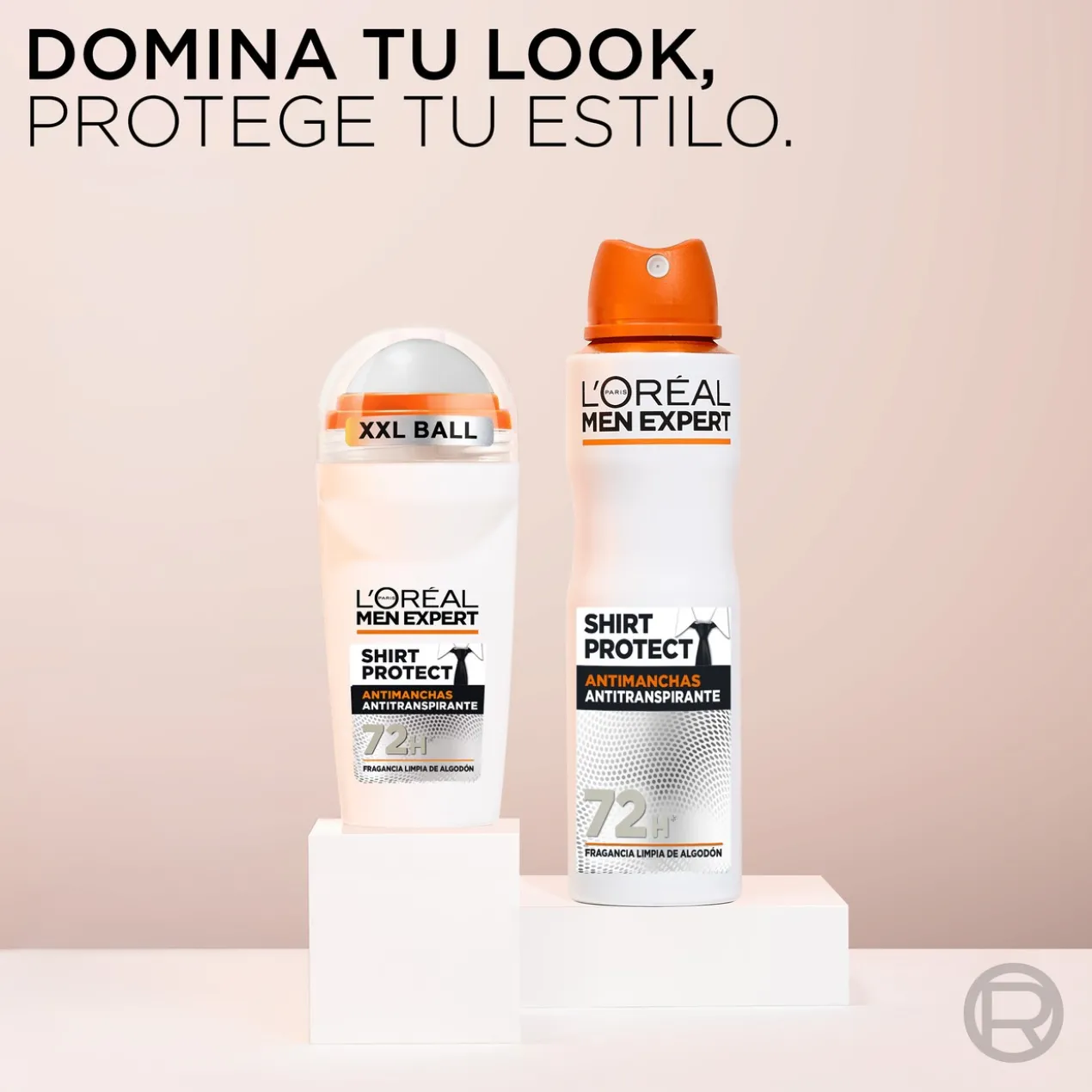 Men Expert Shirt Protect Desodorizante Roll-On Antitranspirante 48h Antimanchas