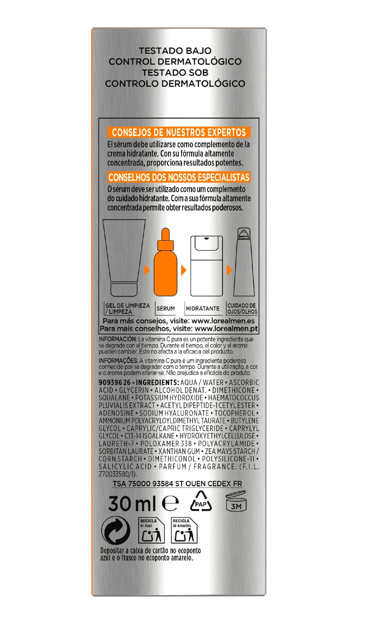 Men Expert Sérum Vitamina C Hydra Energetic