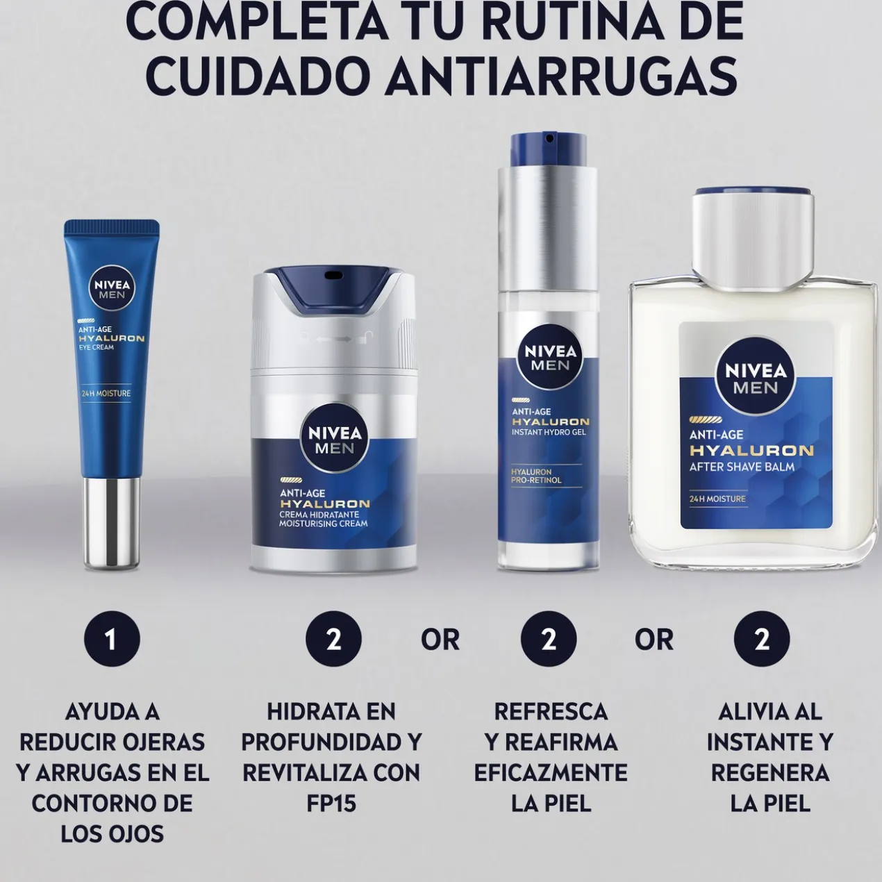Men Hyaluron Contorno de Olhos Anti-Idade