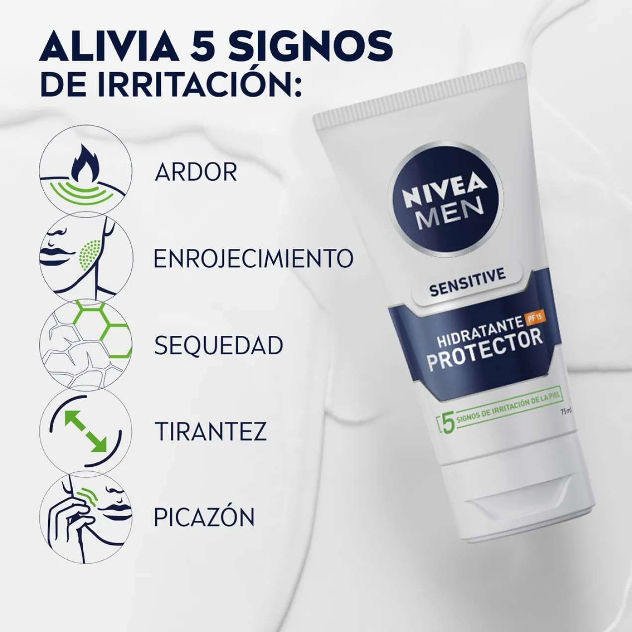 Men Sensitive Creme Hidratante Protetor