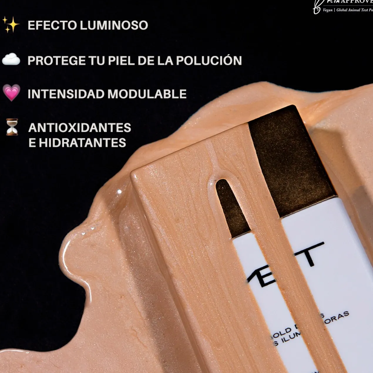 MET Gold Drops Gotas Iluminadoras