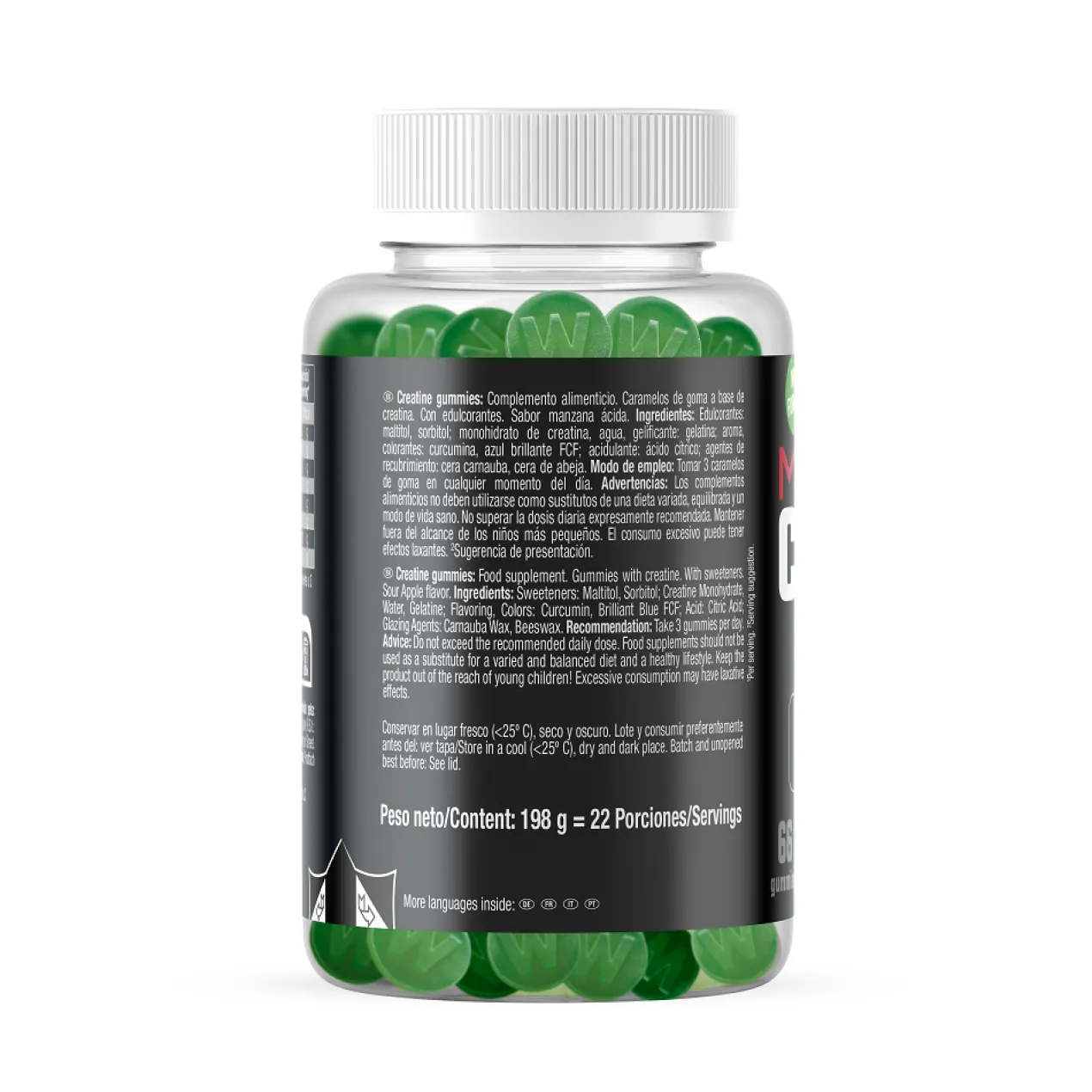 Micronized Creatine Gummies 200 MESH