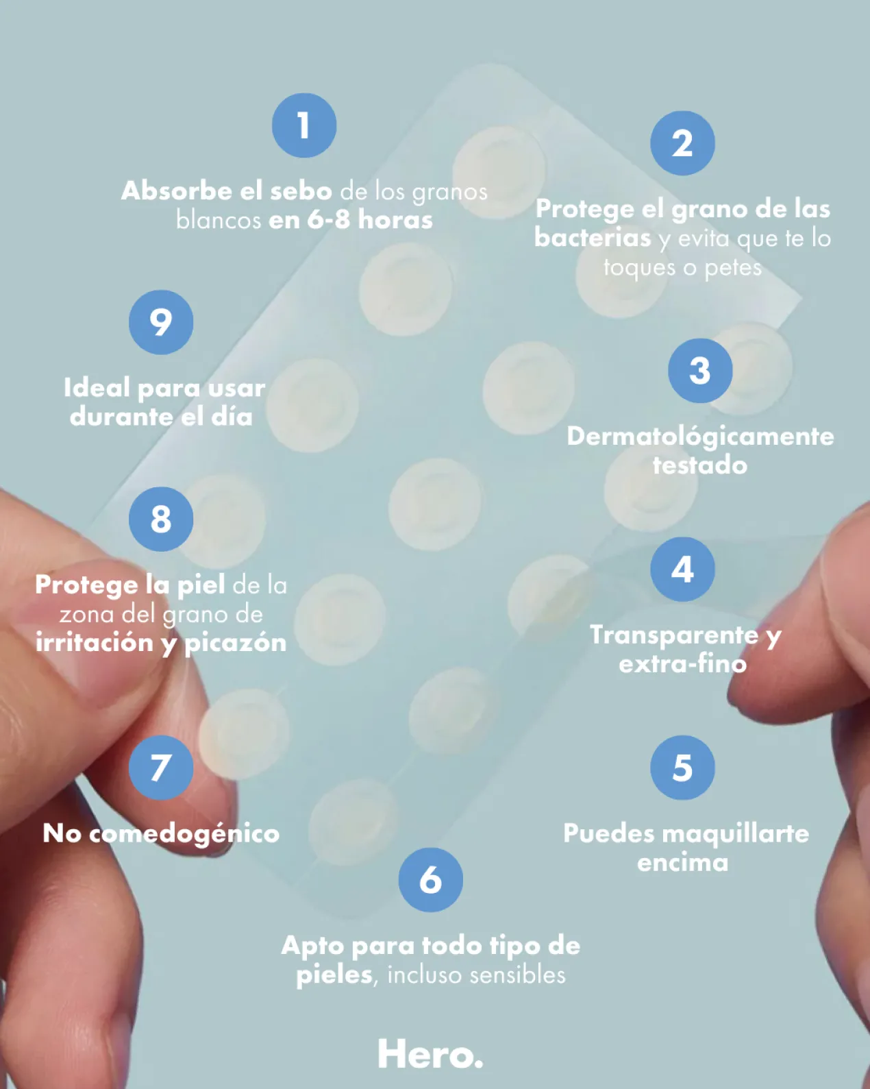 Mighty Patch Invisible+ Patches de Hidrocoloide