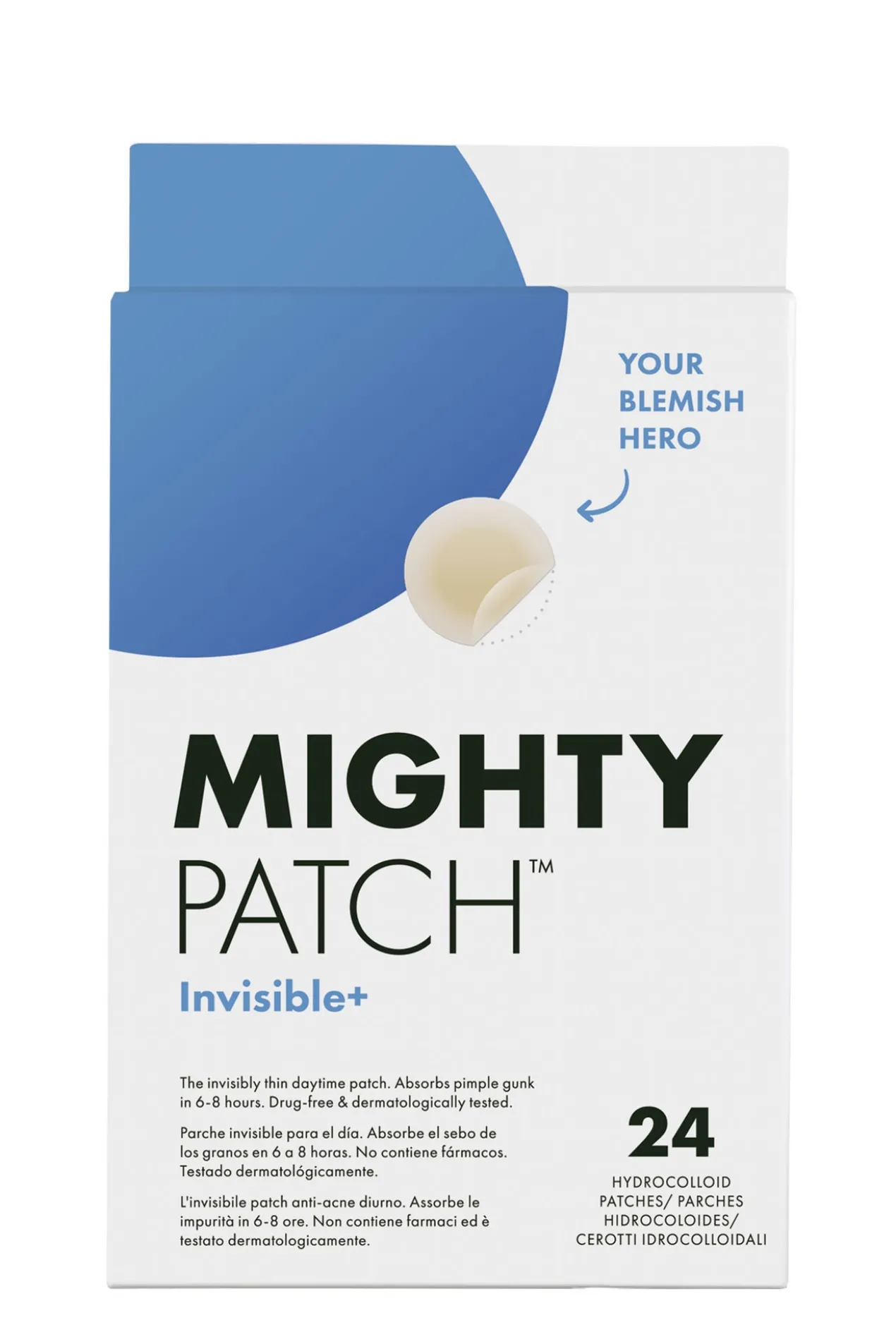 Mighty Patch Invisible+ Patches de Hidrocoloide