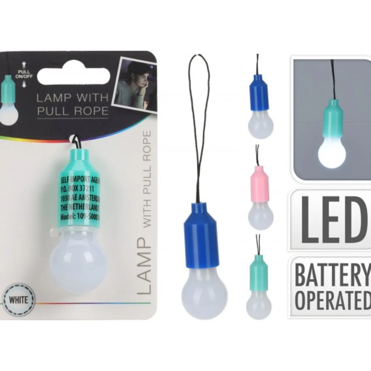 Mini Luz Led com Cordão
