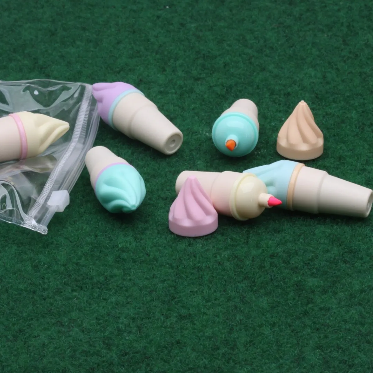 Mini Marcadores Cone de Gelado