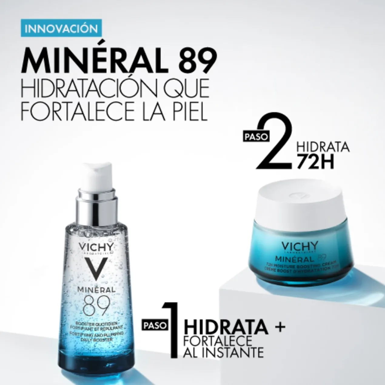 Minéral 89 Creme Hidratante 72H Ligeiro