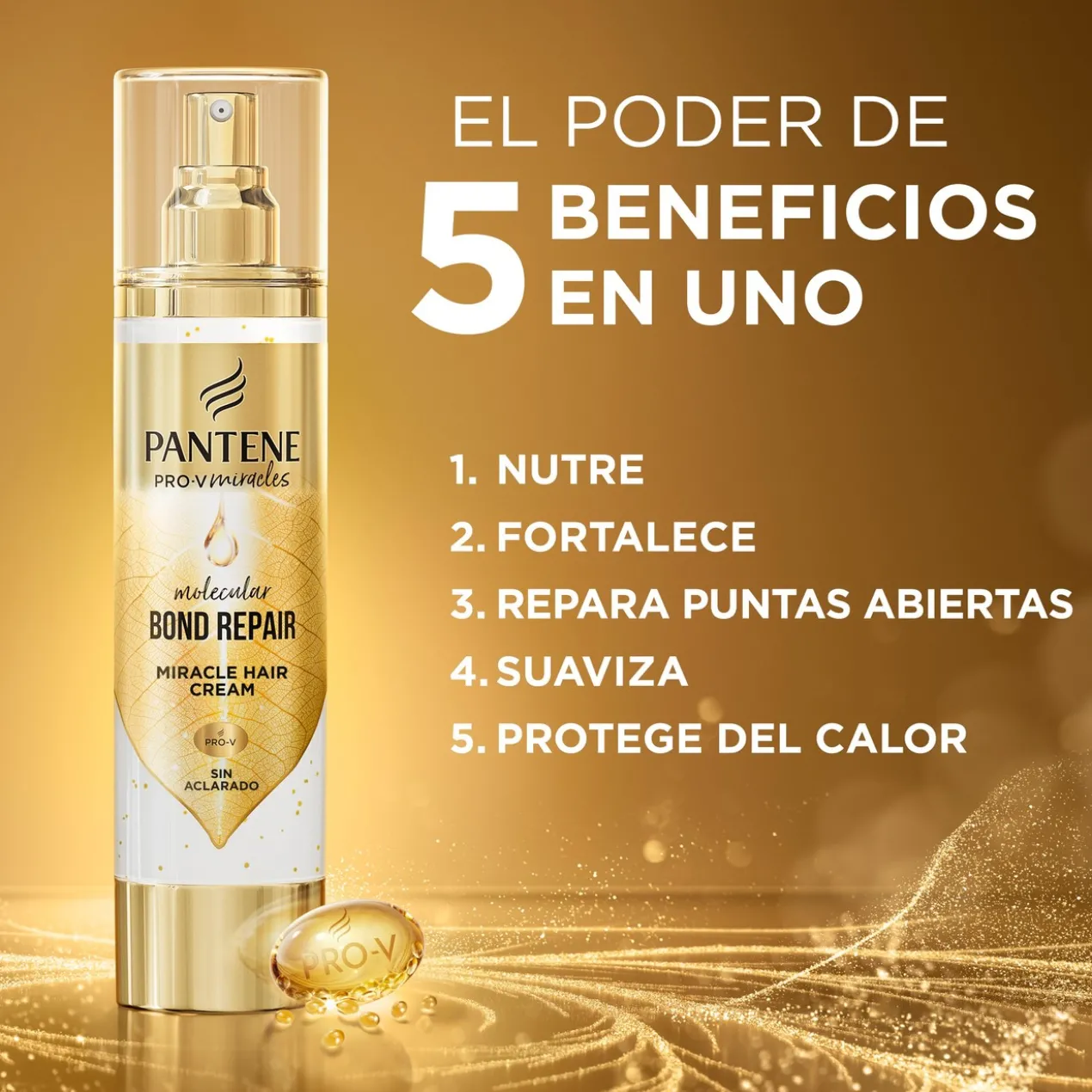 Molecular Bond Repair Creme sem Enxaguamento para Cabelo Danificado