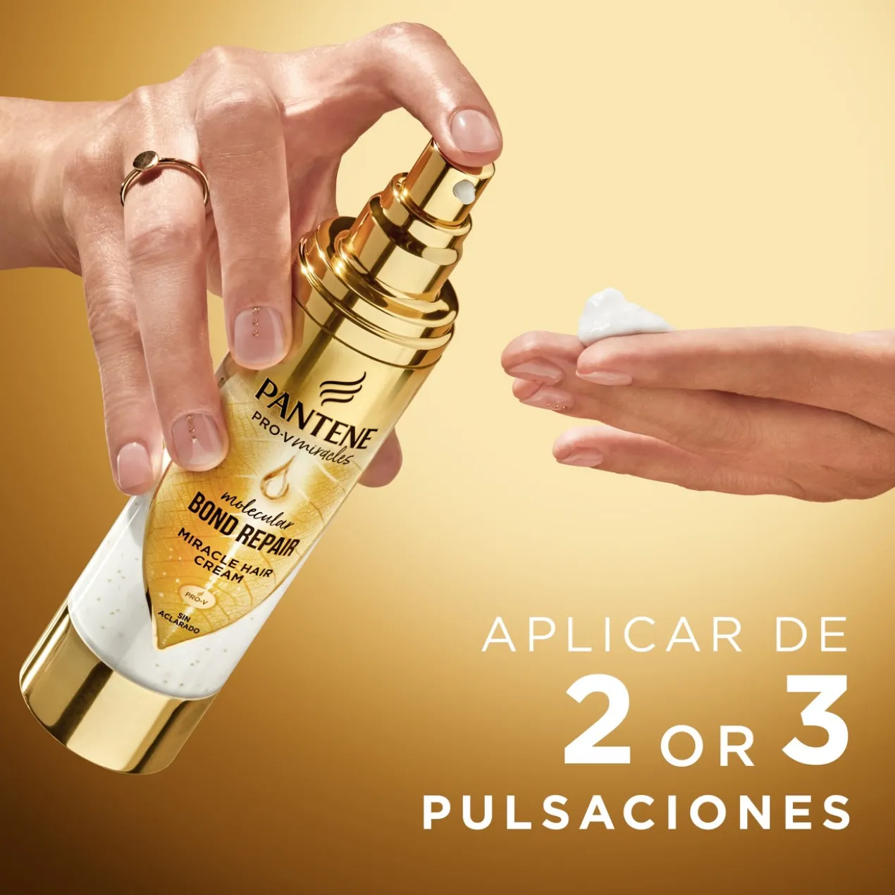 Molecular Bond Repair Creme sem Enxaguamento para Cabelo Danificado