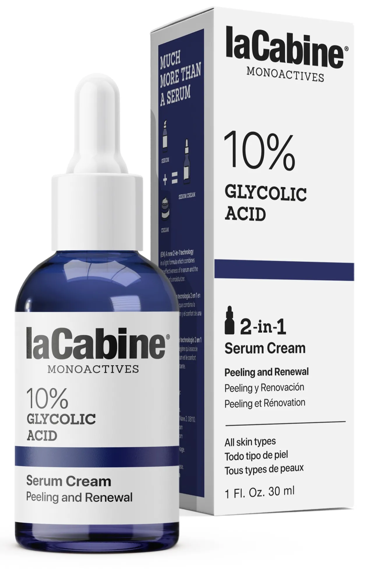 Monoactivos Sérum Creme 10% Ácido Glicólico