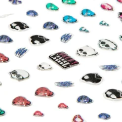 Monster High Icons 3D Stickers para Unhas
