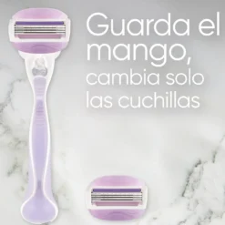 Máquina de barbear Venus Comfortglide Breeze + 2 recargas