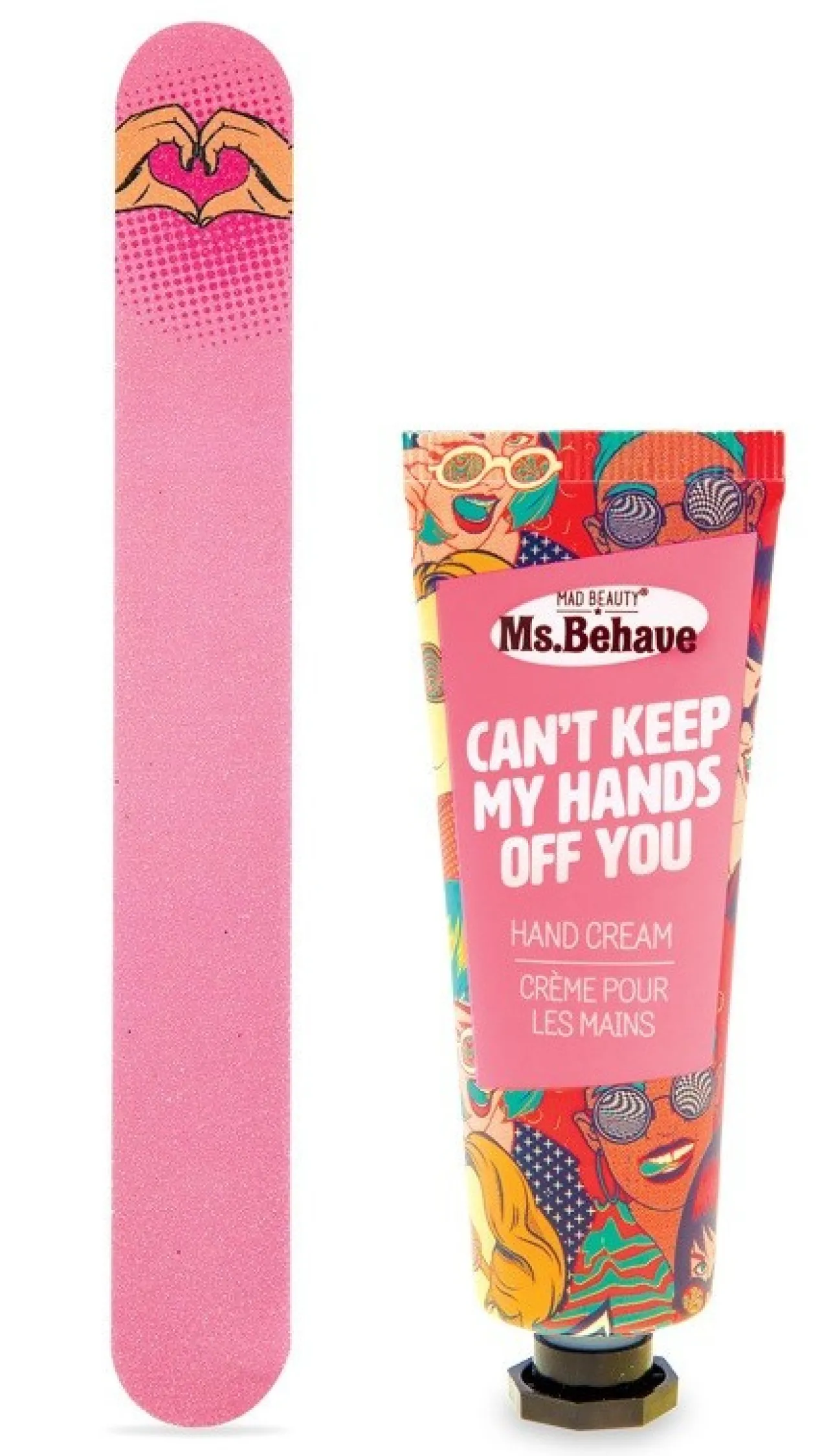 Ms. Behave Conjunto de Creme de Mãos + Lima de Unhas