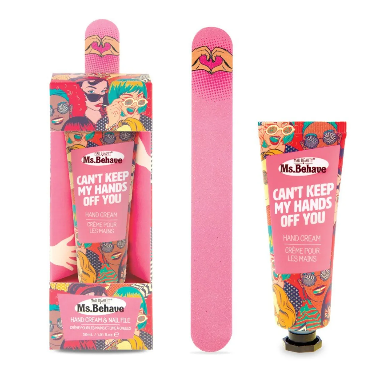 Ms. Behave Conjunto de Creme de Mãos + Lima de Unhas