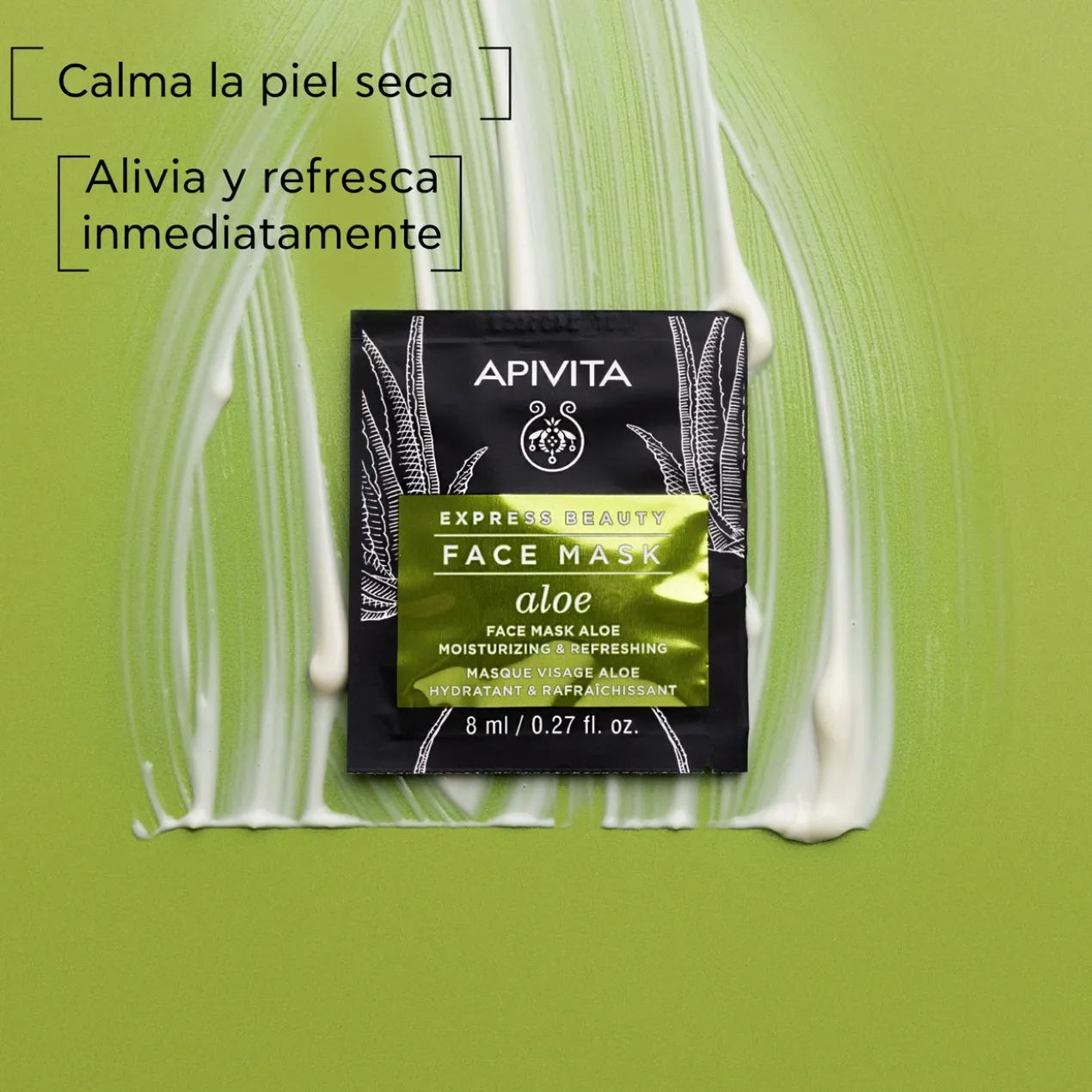 Máscara Aloe Vera Hidratante e Refrescante