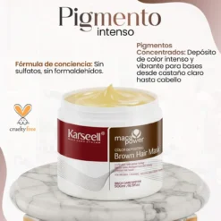 Máscara Capilar Pigmentante Castanha