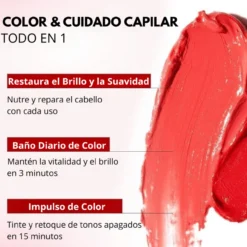 Máscara Capilar Pigmentante Vermelha