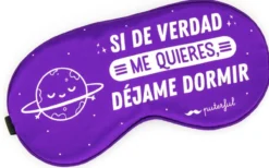 Máscara de Dormir em Cetim Roxa Déjame Dormir