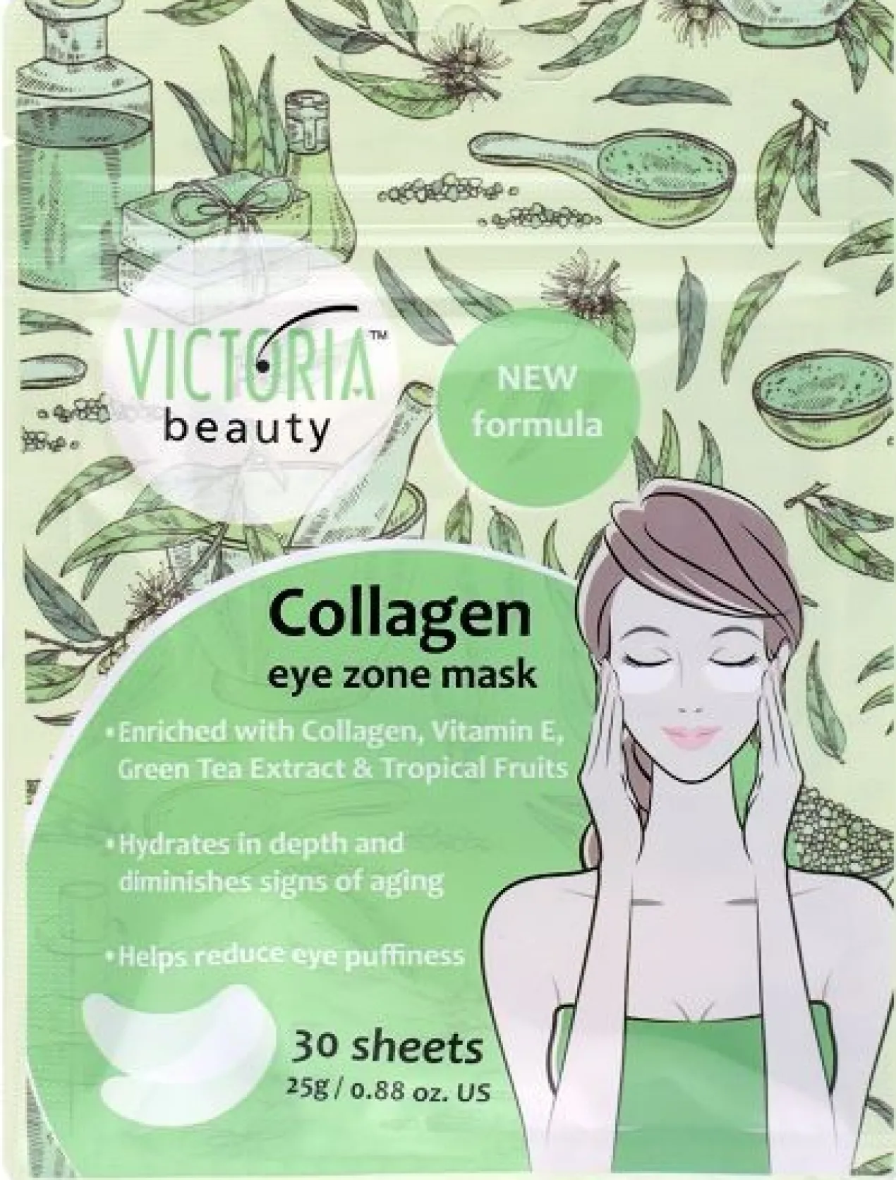 Máscara de Olhos de Colagénio