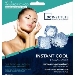 Máscara Facial com Ácido Hialurónico e Efeito Frio