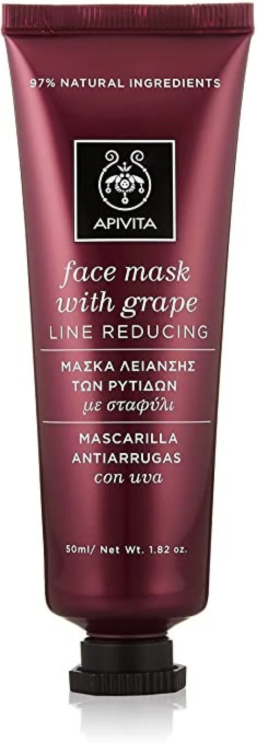Máscara Facial com Uva Antirrugas