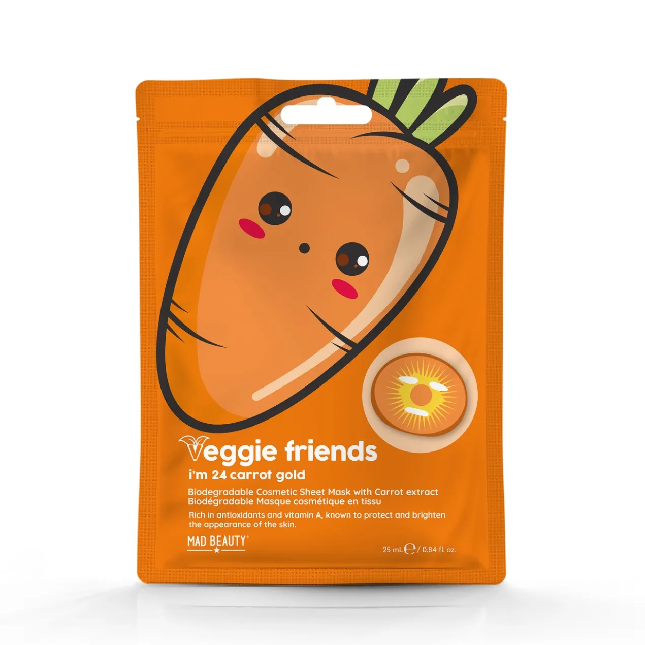 Máscara Facial de Cenoura Superfood