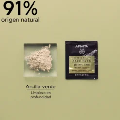 Máscara Facial de Limpeza Profunda Argila Verde