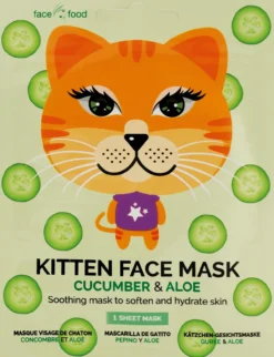 Máscara Facial de Pepino e Aloé
