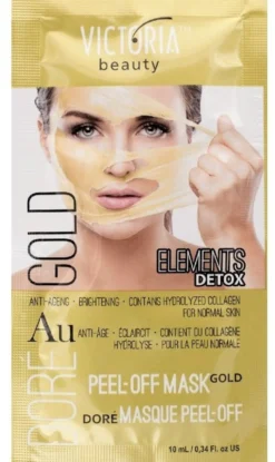 Máscara Facial Detox Peel-Off Dourada