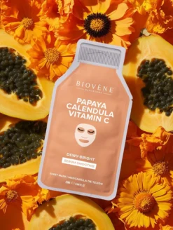 Máscara Facial Dewy-Bright Vitamina C, Papaia e Calêndula