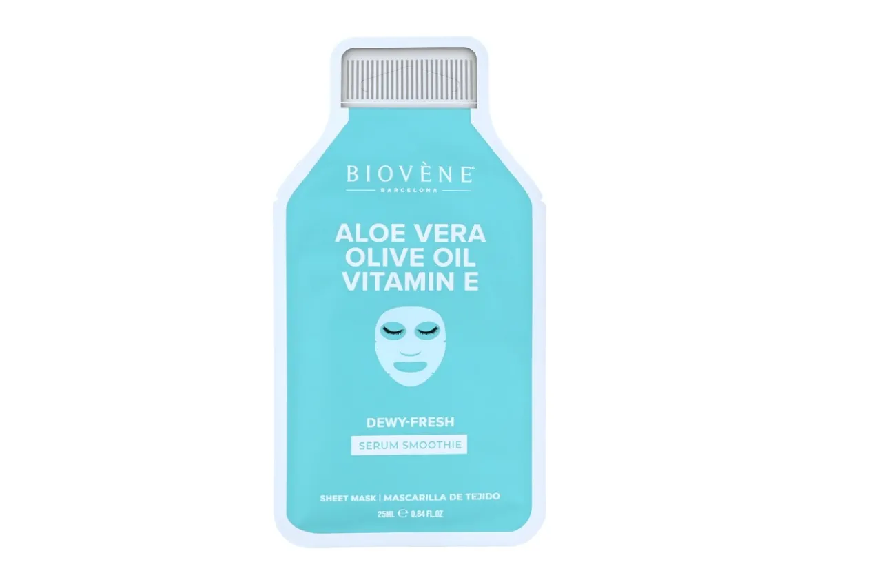 Máscara Facial Dewy-Fresh Aloe Vera + Vitamina E + Óleo de Oliva