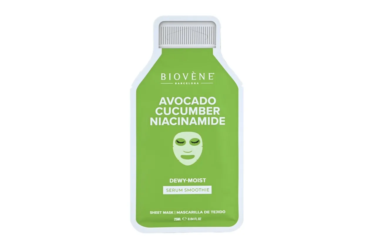 Máscara Facial Dewy Moist Abacate, Pepino e Niacinamida