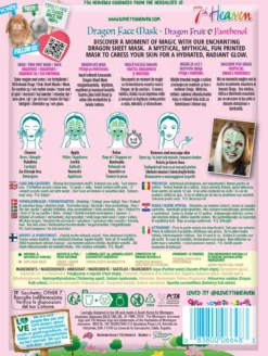 Máscara Facial Dragão Hidratante e Revitalizante