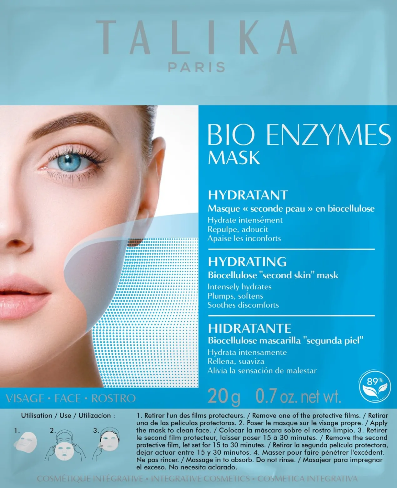 Máscara Facial Hidratante Bio Enzymes