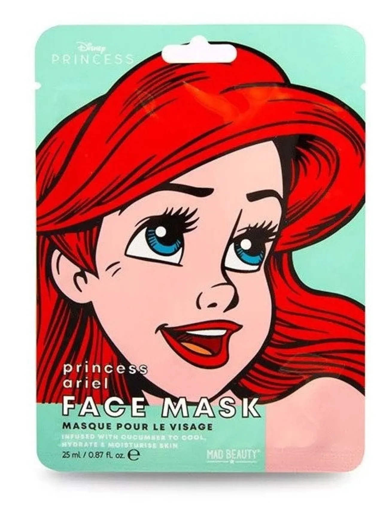 Máscara Facial Hidratante da Disney Ariel
