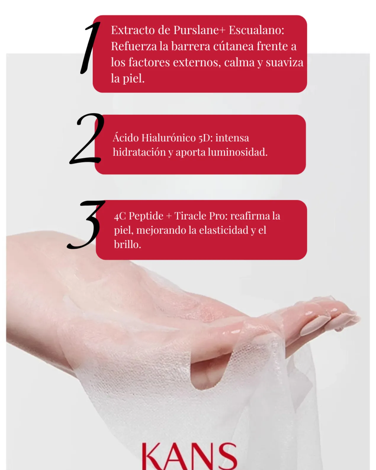 Máscara Facial Hidratante Refirmante
