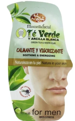 Máscara Facial Homem Chá Verde e Argila