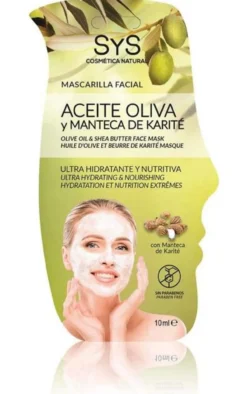 Máscara Facial Óleo de Oliva e Manteiga de Karité
