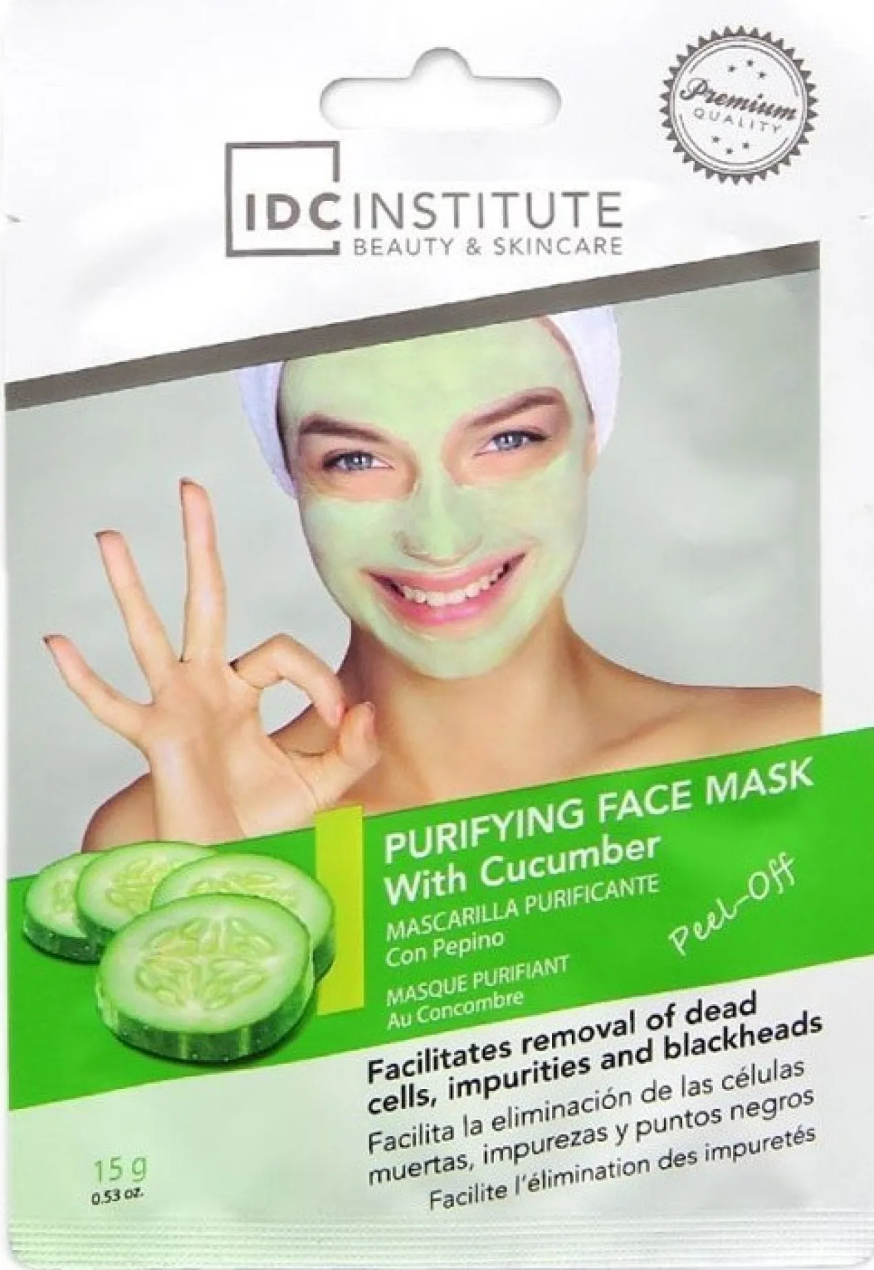 Máscara Facial Purificante de Pepino