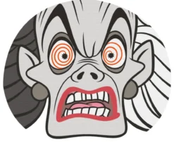 Máscara Facial Vilãs Disney Cruella