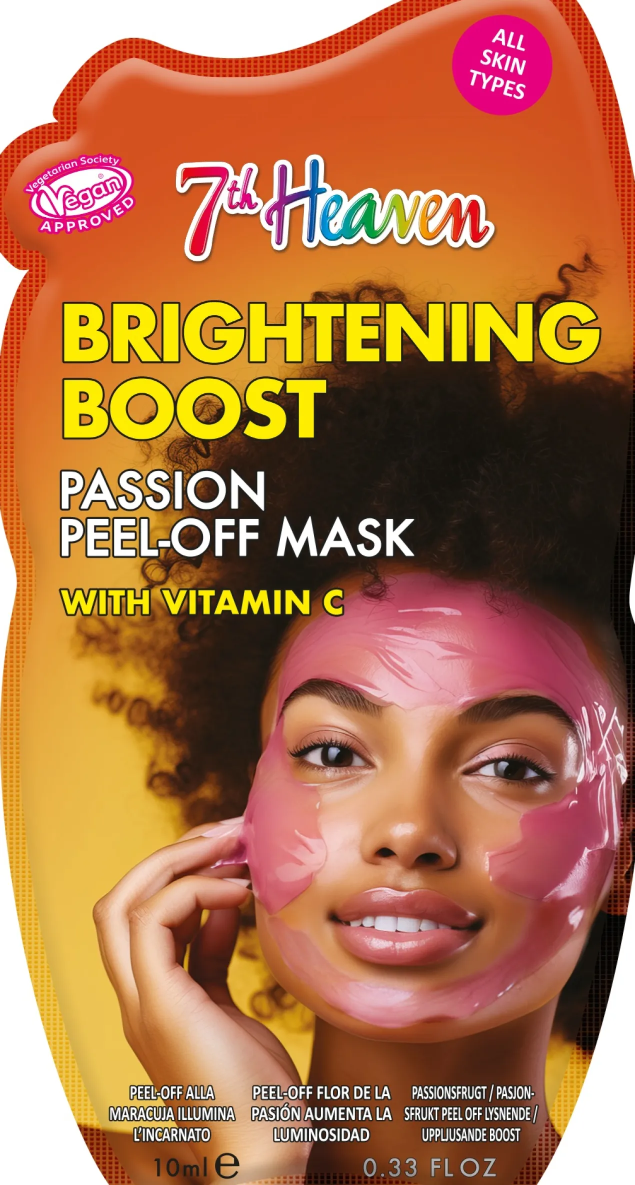 Máscara peel-off com passiflora e vitamina C