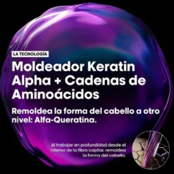 Máscara profissional Keratin Alpha Sleek