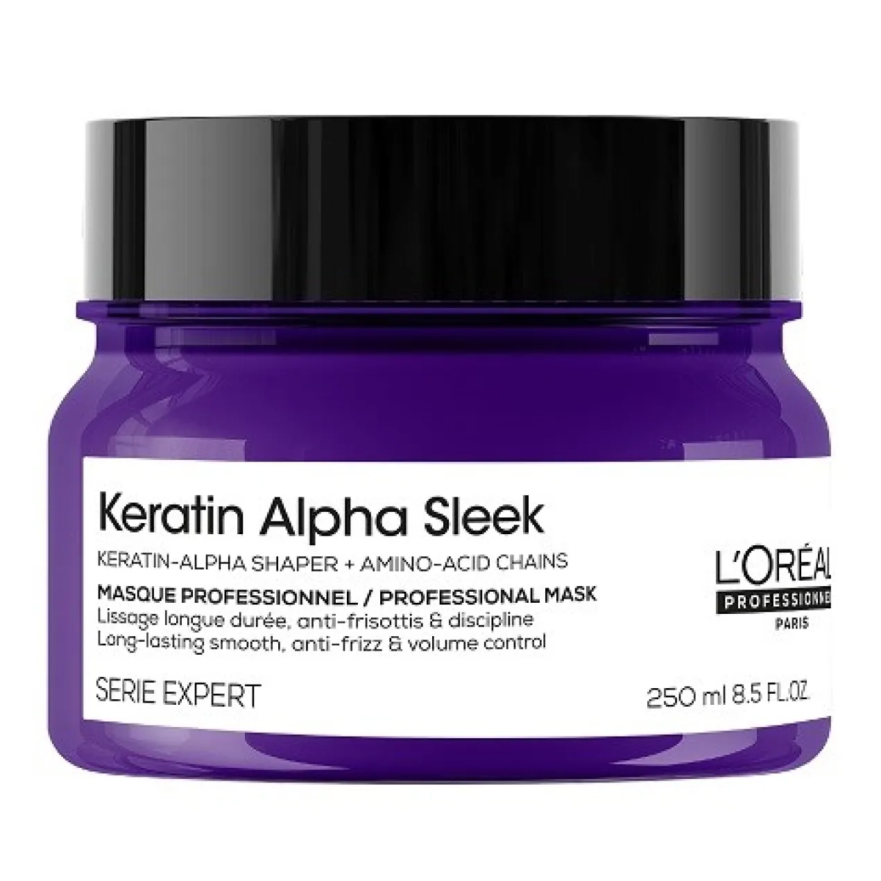 Máscara profissional Keratin Alpha Sleek