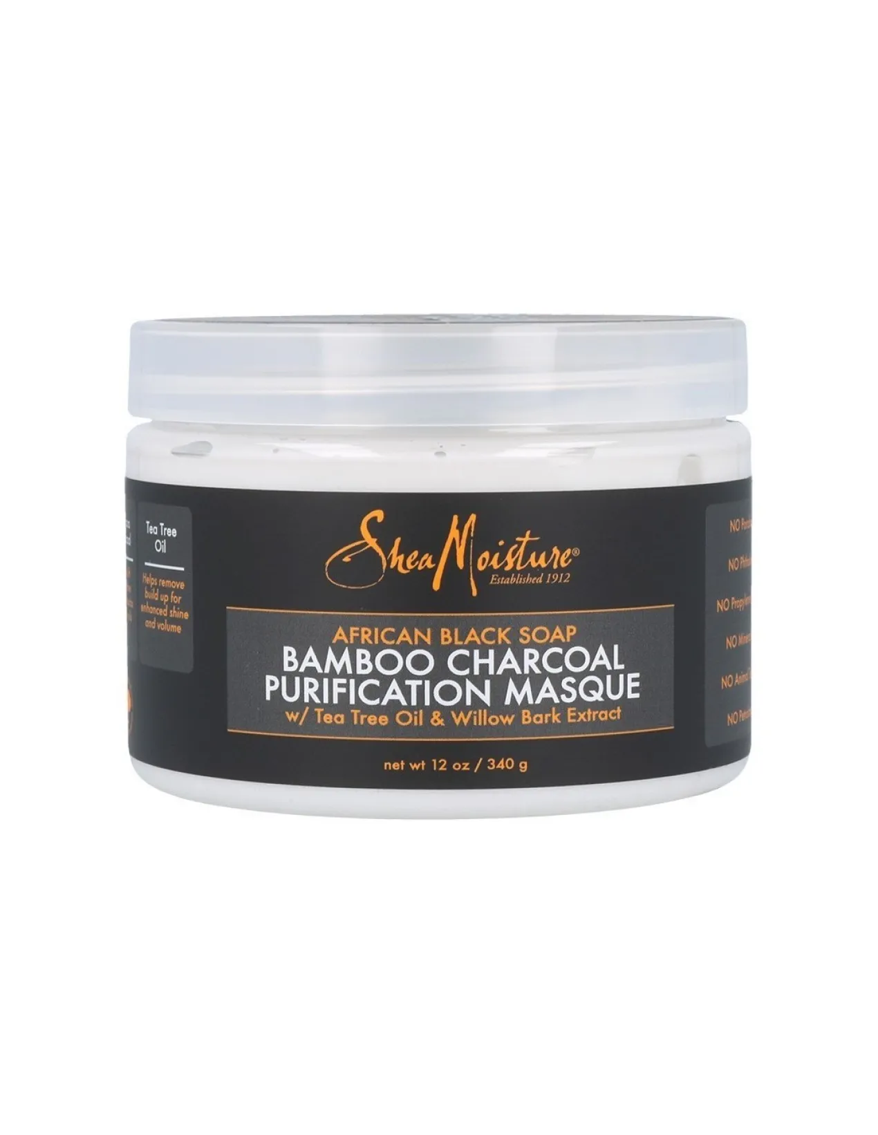 Máscara Purificante African Black Soap Bamboo Charcoal