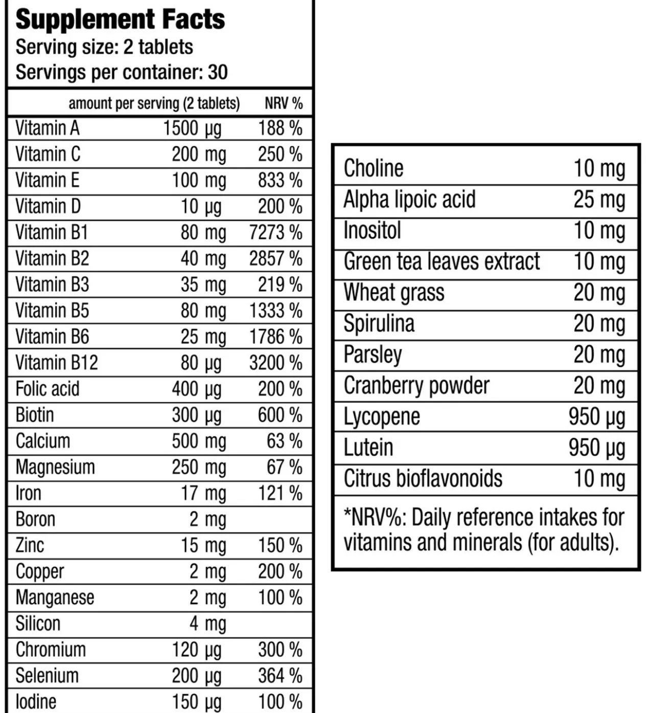 Multivitamin For Women Complemento alimentar em cápsulas
