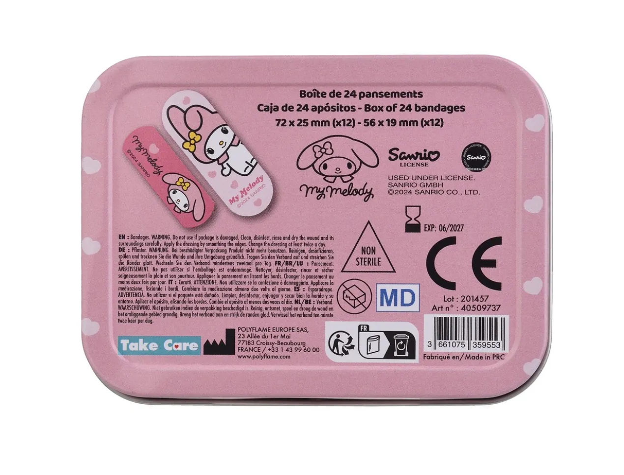 My Melody Caixa de Pensos Infantil
