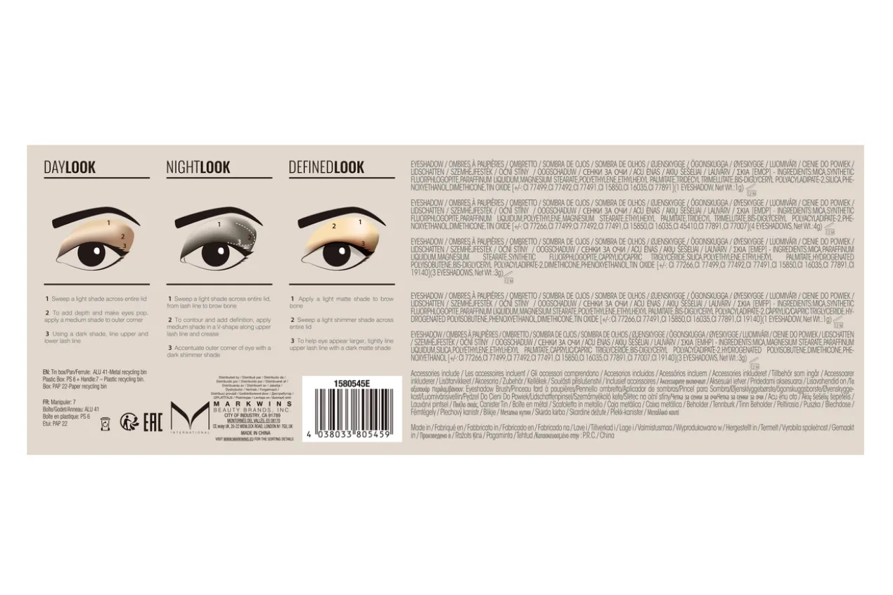 Naked Eyes Paleta de Sombra de Olhos