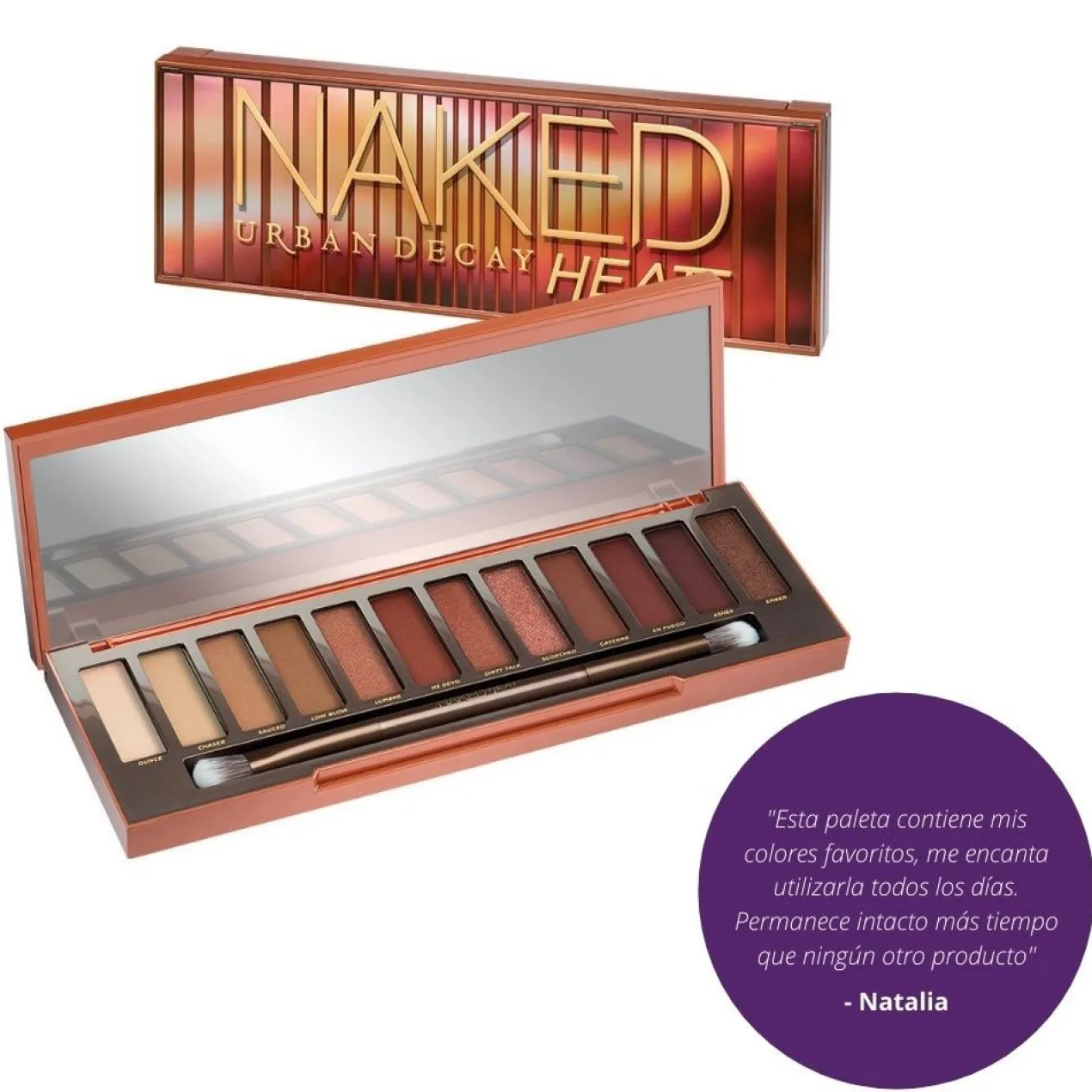 Naked Heat Palette Paleta de sombras de olhos