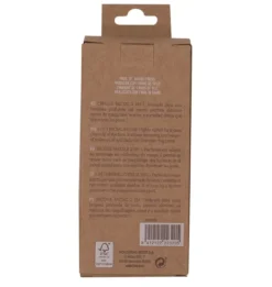 Natural Fiber Escova de Massagem Facial 2 em 1