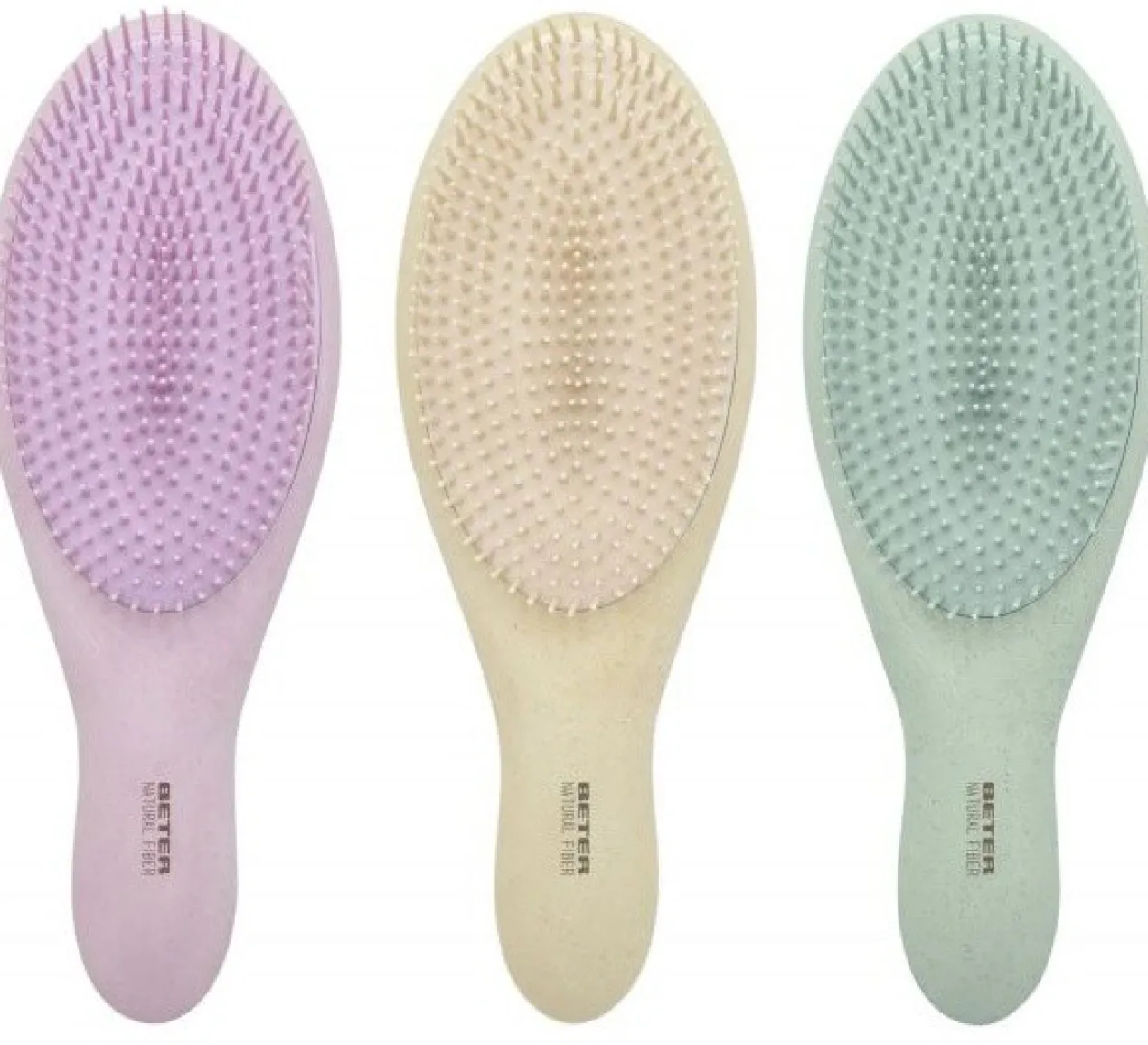 Natural Fiber Escova Desembaraçadora